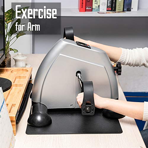 Silver Mini Cycle Exercise Bike with LCD Display I6048