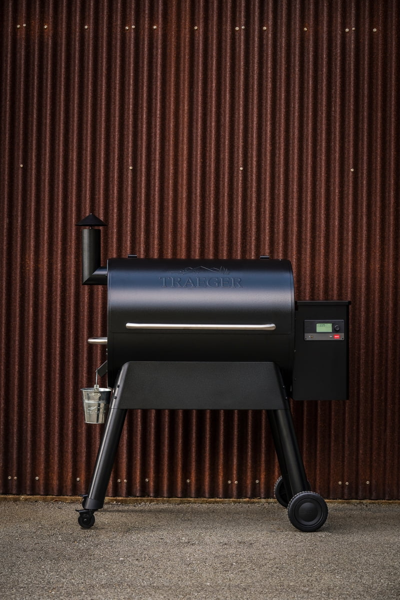 Black Wood Pellet Grill and Smoker V61685
