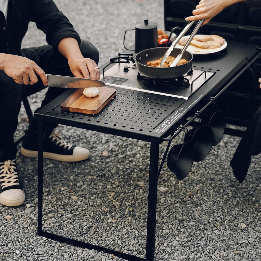 IGT Camping Table Kit with Gas Stove and Carrying Case V683