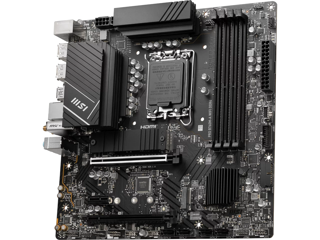 Micro ATX Motherboard with WiFi 6 and 2.5Gb LAN R105297