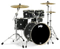 Satin Black 5-Piece Maple Drum Set U4038