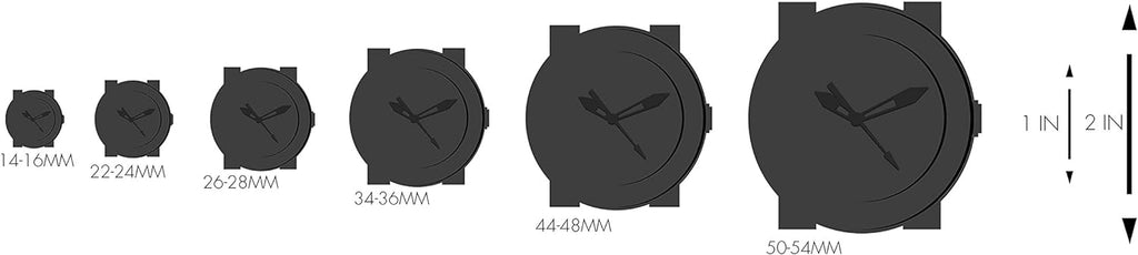 Black Analog Automatic Watch D275