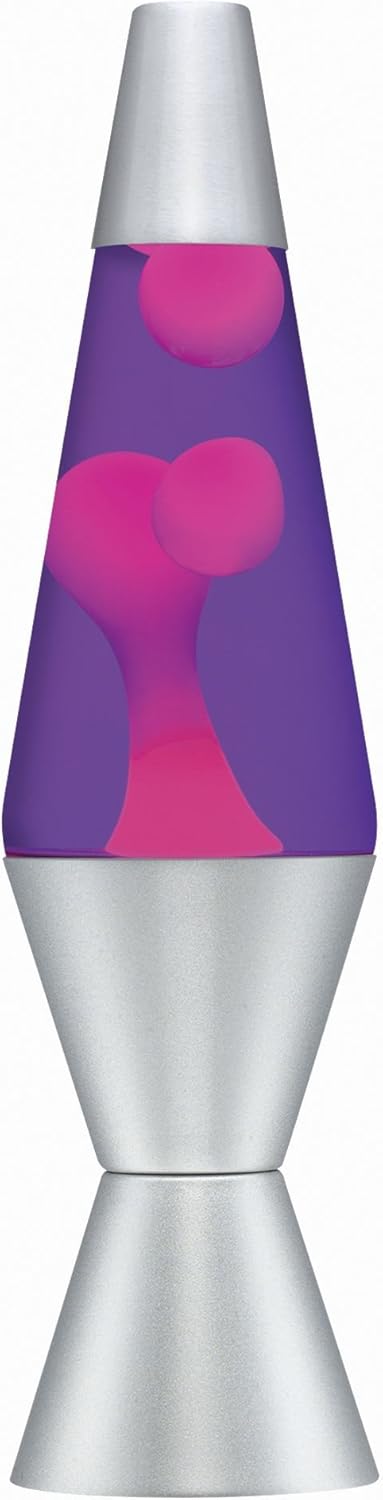 14.5" Pink Purple Silver Motion Lamp B32308