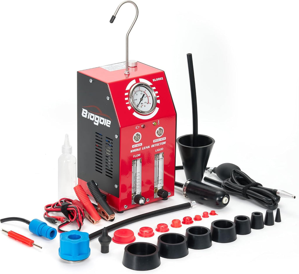 Dual Mode 12V EVAP Smoke Machine Leak Detector Tester with Adjustable Flowmeter C58966