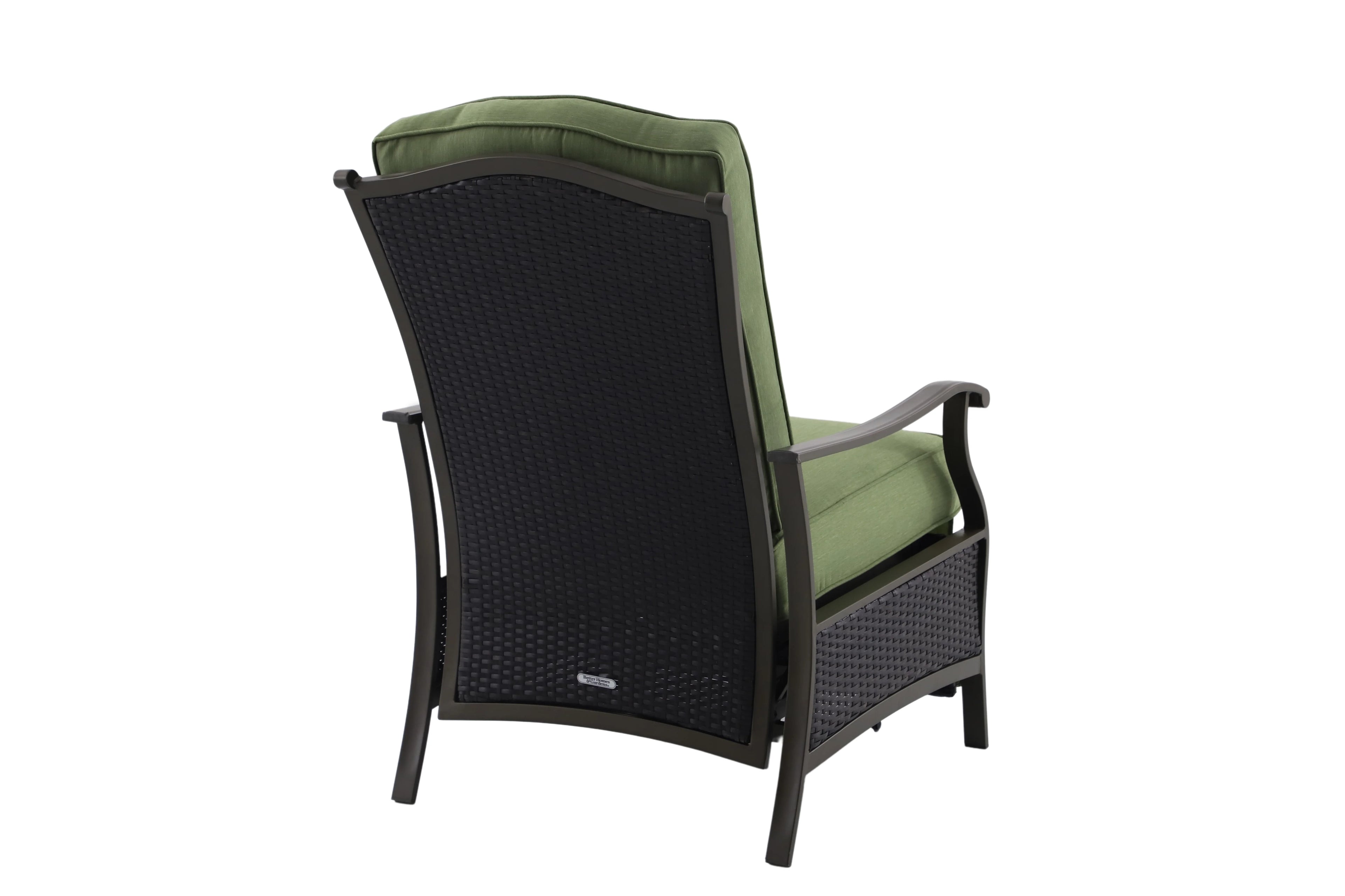 Green Steel Outdoor Recliner W8055