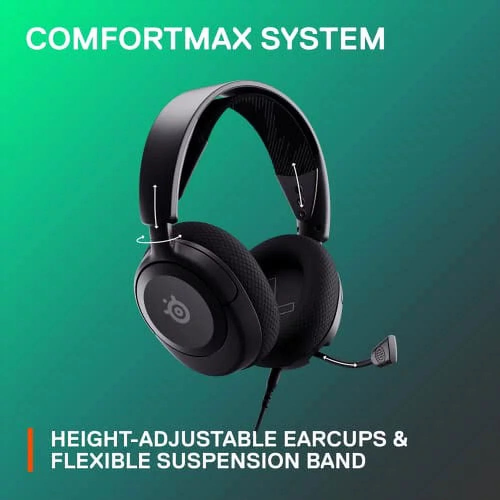 Black Wired Gaming Headset with 3.5mm Jack K58720