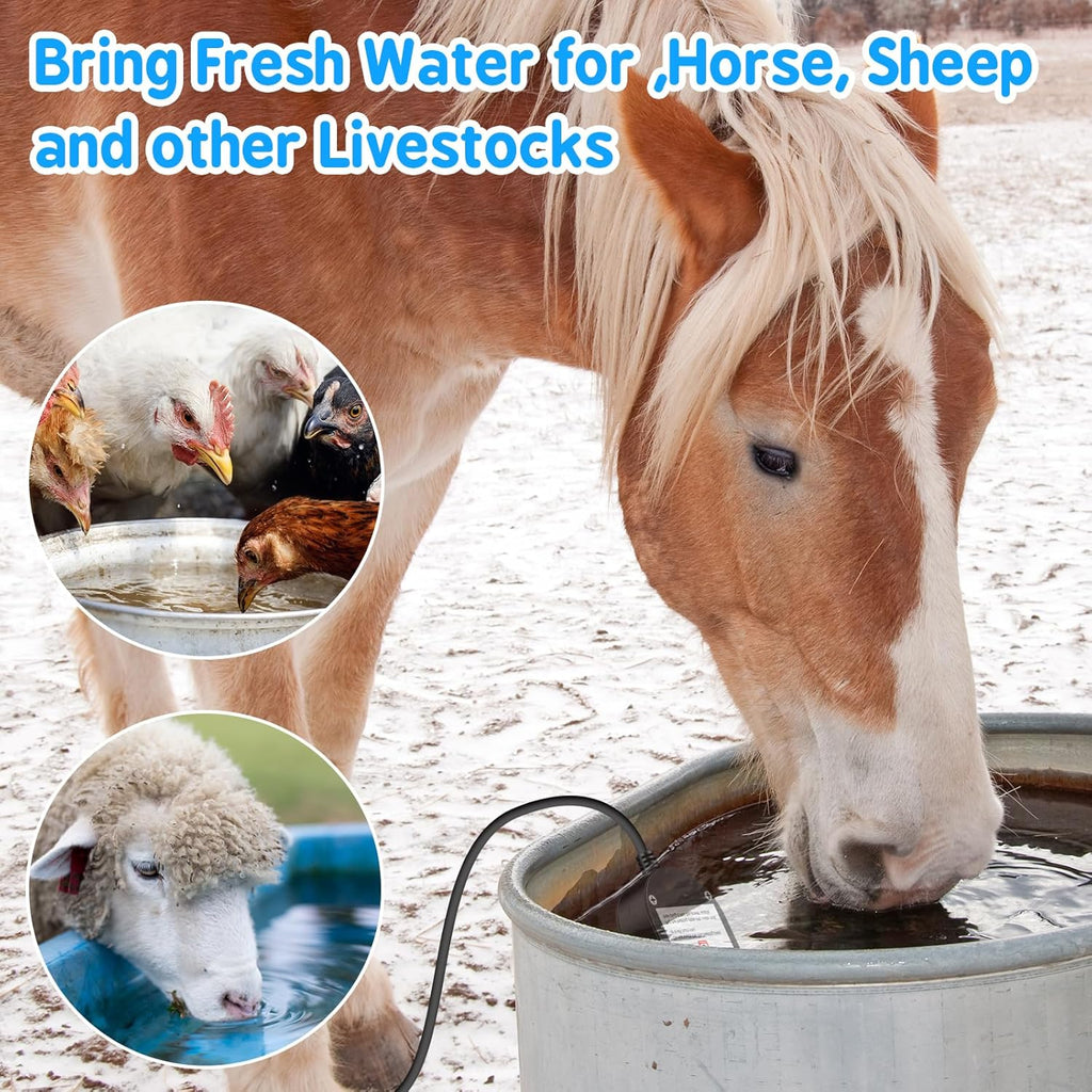 250W Thermostatically Controlled Chicken Waterer Heater I963008