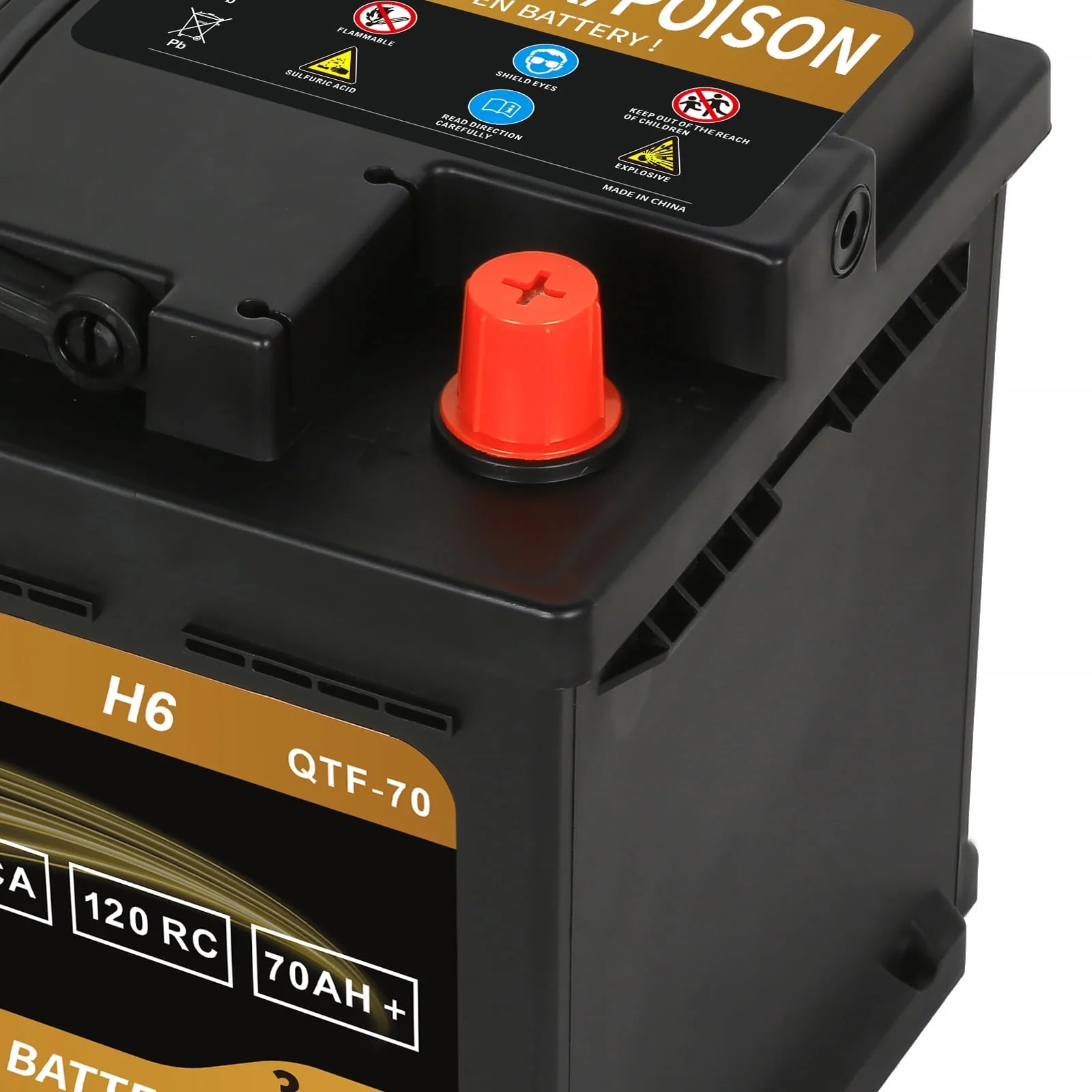 12v 80ah 140RC 850CCA AGM Automotive Battery I287