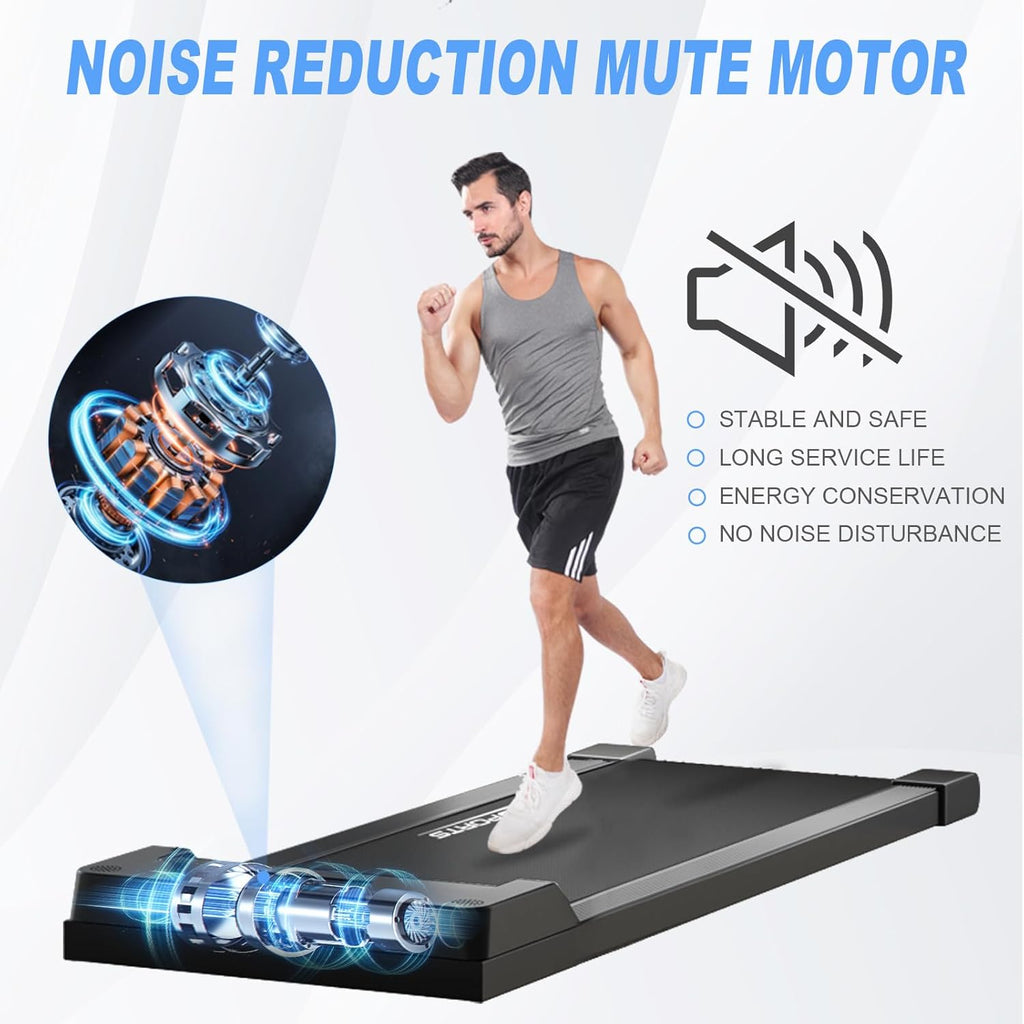 2.5HP Portable Under Desk Treadmill with Remote Control V745699