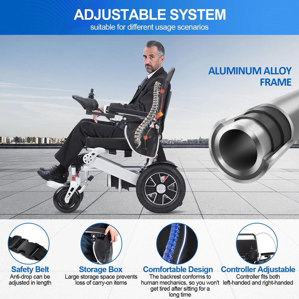 Lightweight Foldable Electric Wheelchair H9320