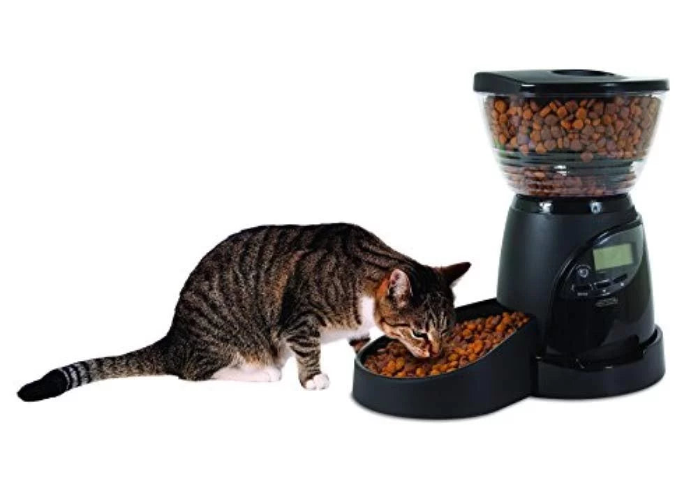 Programmable Dog and Cat Food Dispenser, 18 Cup Y524503