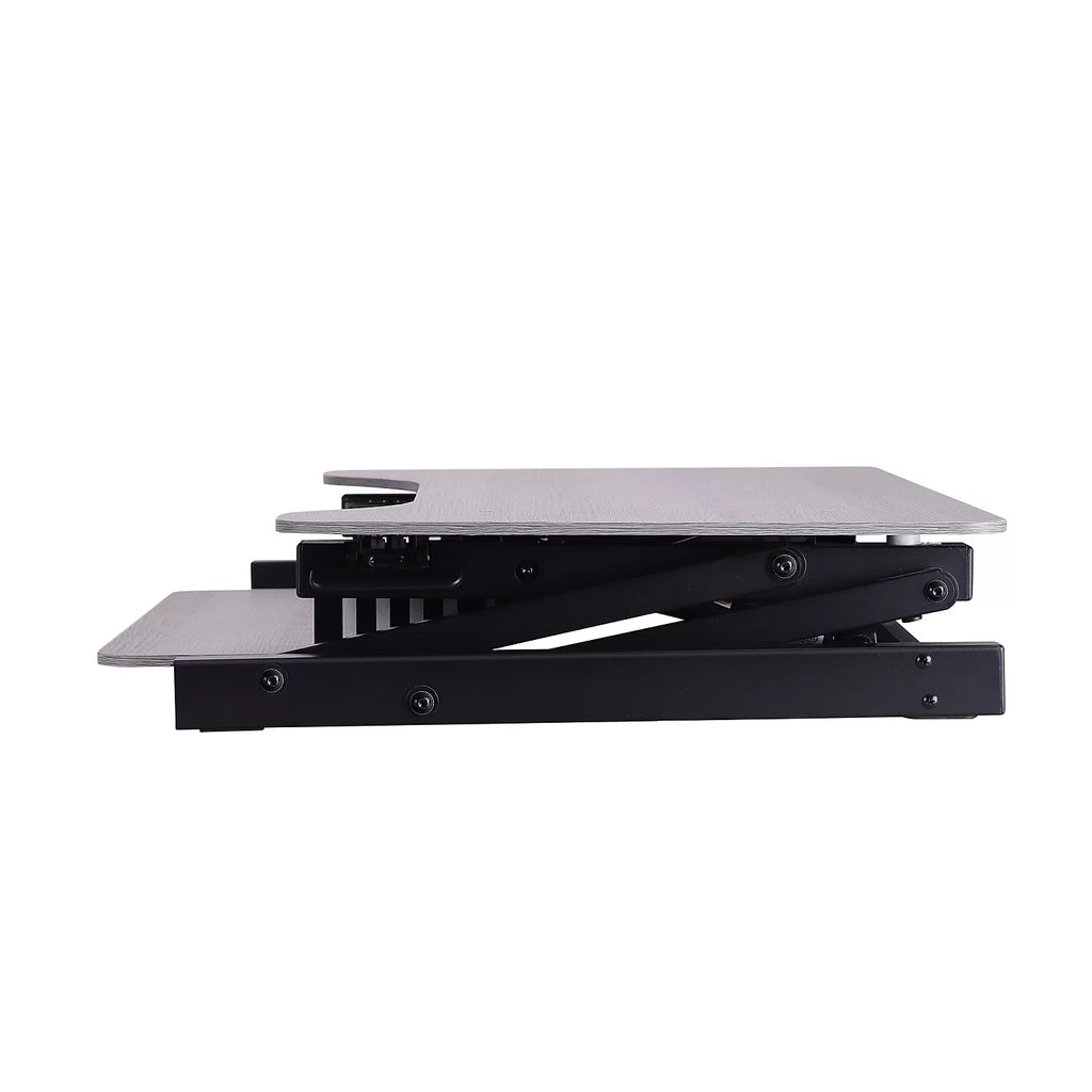 Gray Height Adjustable Standing Desk Converter V850