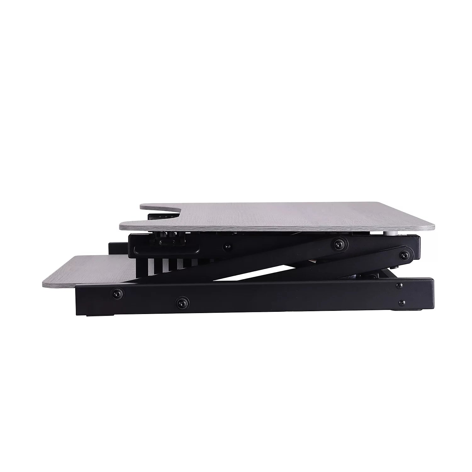 Gray Height Adjustable Standing Desk Converter V850
