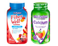 Sugar Free Fiber Supplement and Chewable Calcium Gummy Vitamins L8427