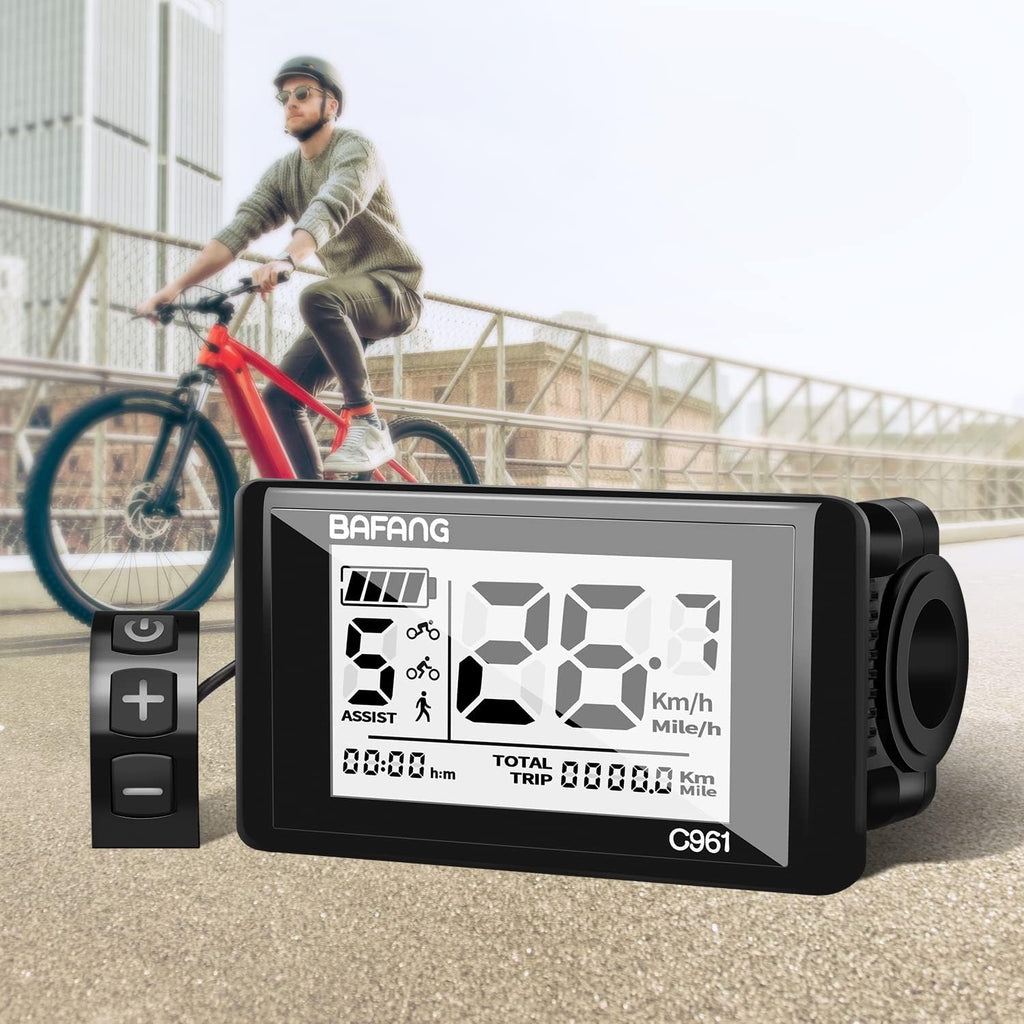 eBike Display for BAFANG Motor Electric Bike Computer with PAS UART Protocol S891