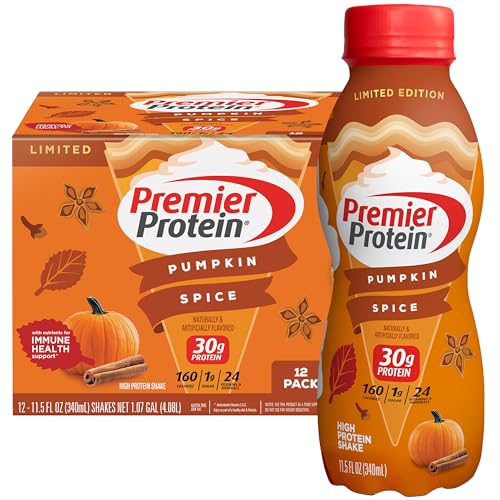 Pumpkin Spice 11.5 Fl Oz Pack of 12 Protein Shake R404