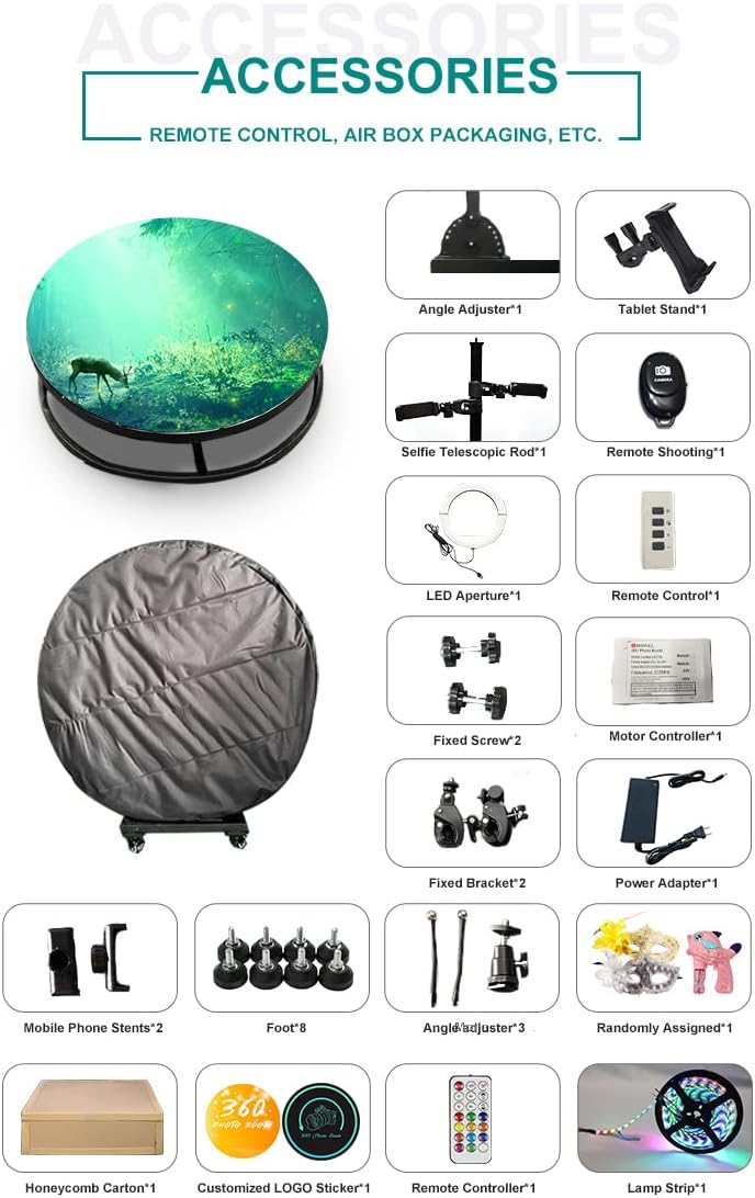 360 Photo Booth Machine (26.8”) M709