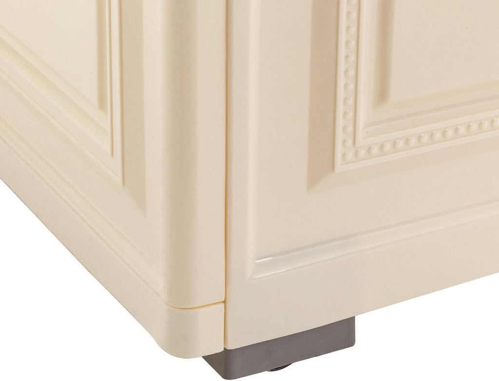 6 Tier Narrow Storage Cabinet with Drawers and Casters S840