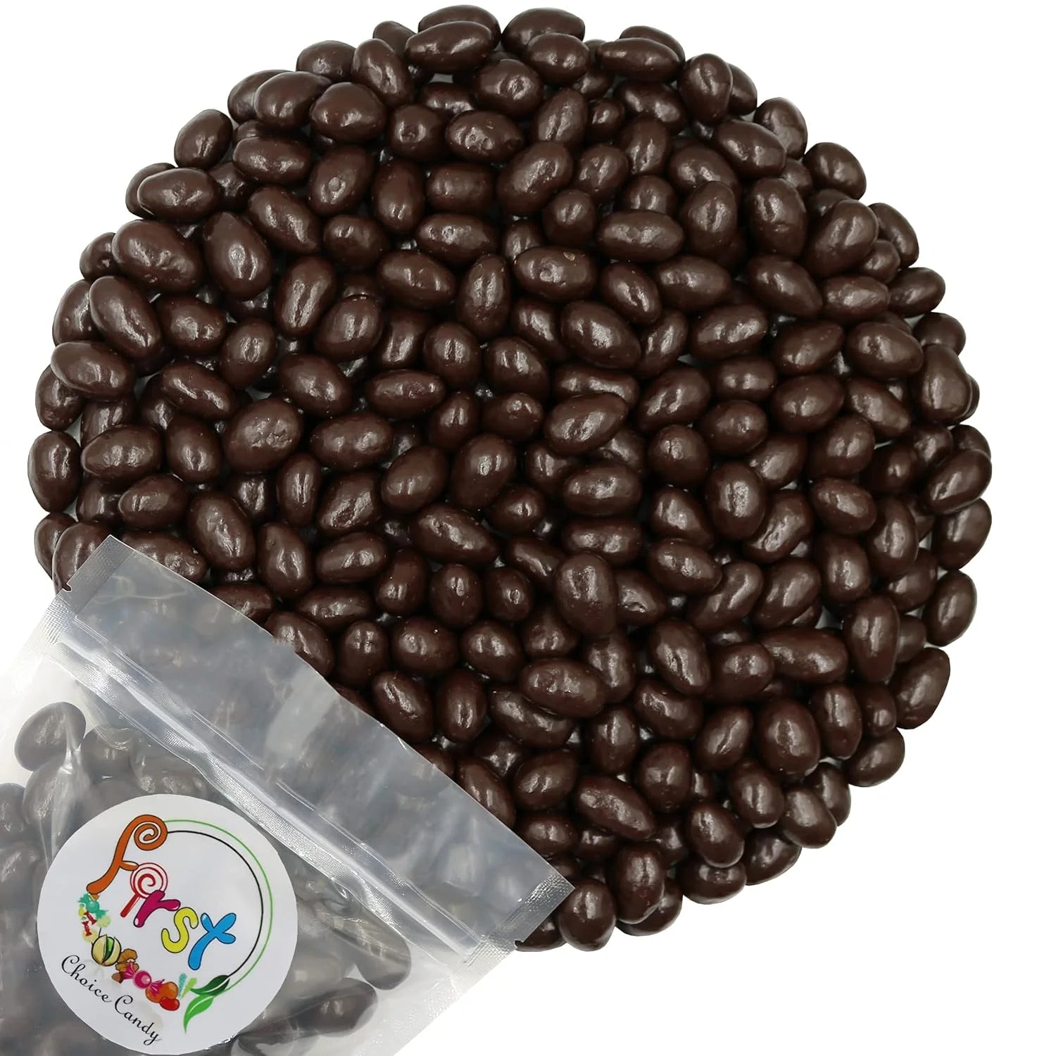 Dark Chocolate Covered Almonds, 1 Pound U714