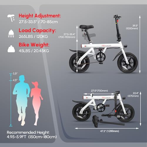 14" Folding Electric Bike 350W Motor 36V 6AH Battery W177