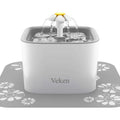 84oz/2.5L Automatic Cat Water Fountain with 3 Replacement Filters & 1 Silicone Mat O312682
