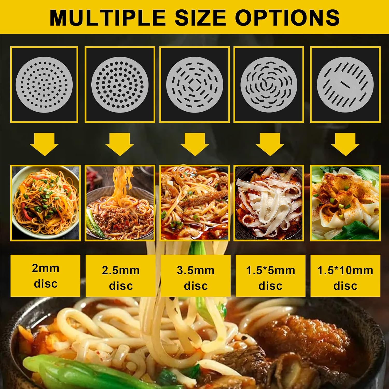 Portable Automatic Electric Pasta Maker Machine F5236