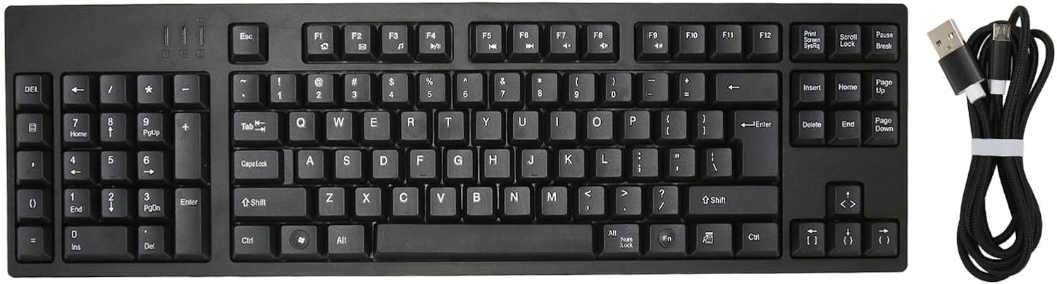 Ergonomic Left Handed Keyboard 109 Keys F420