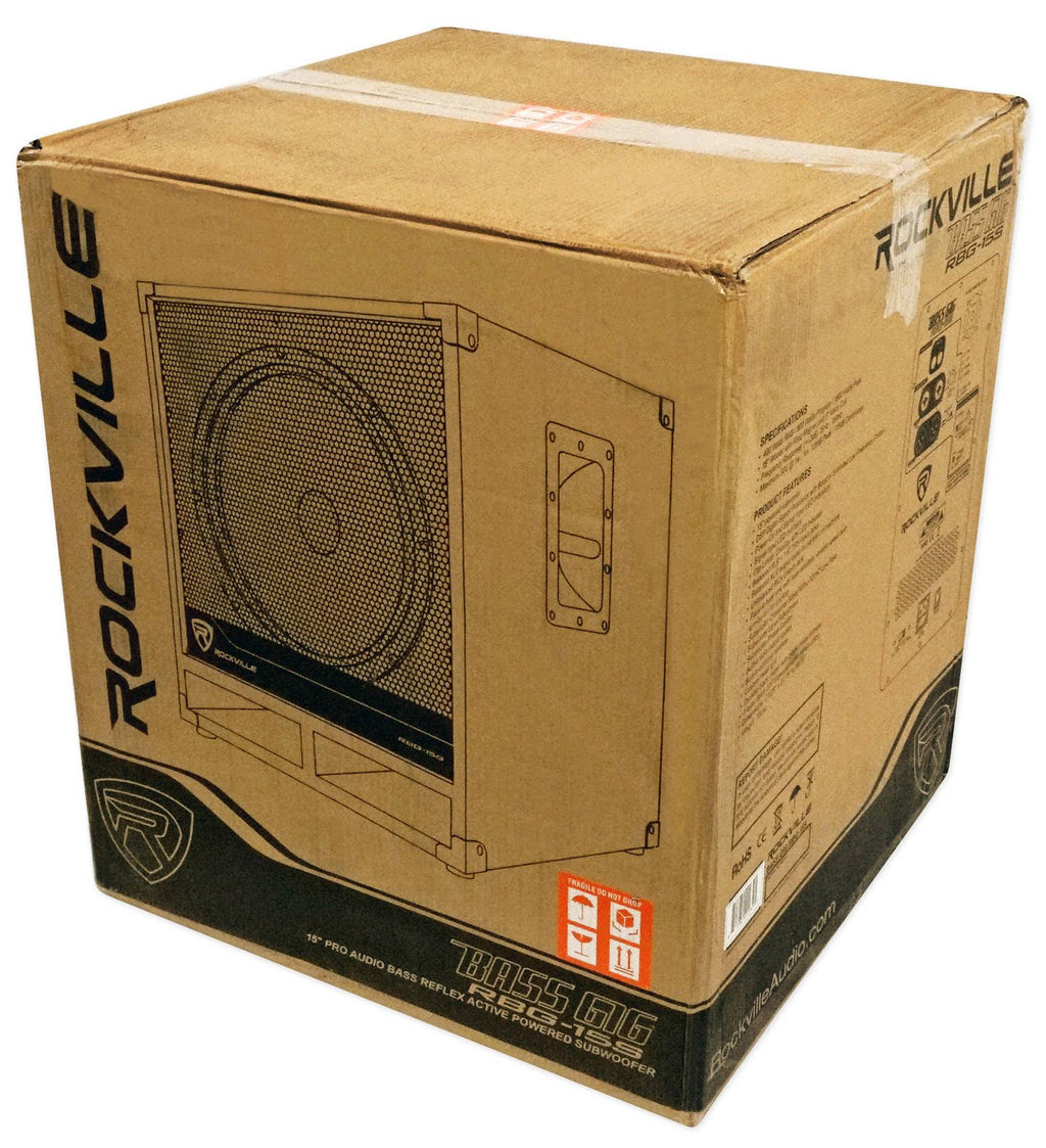 1600W Active Powered PA Subwoofer with Steel Casters B64857