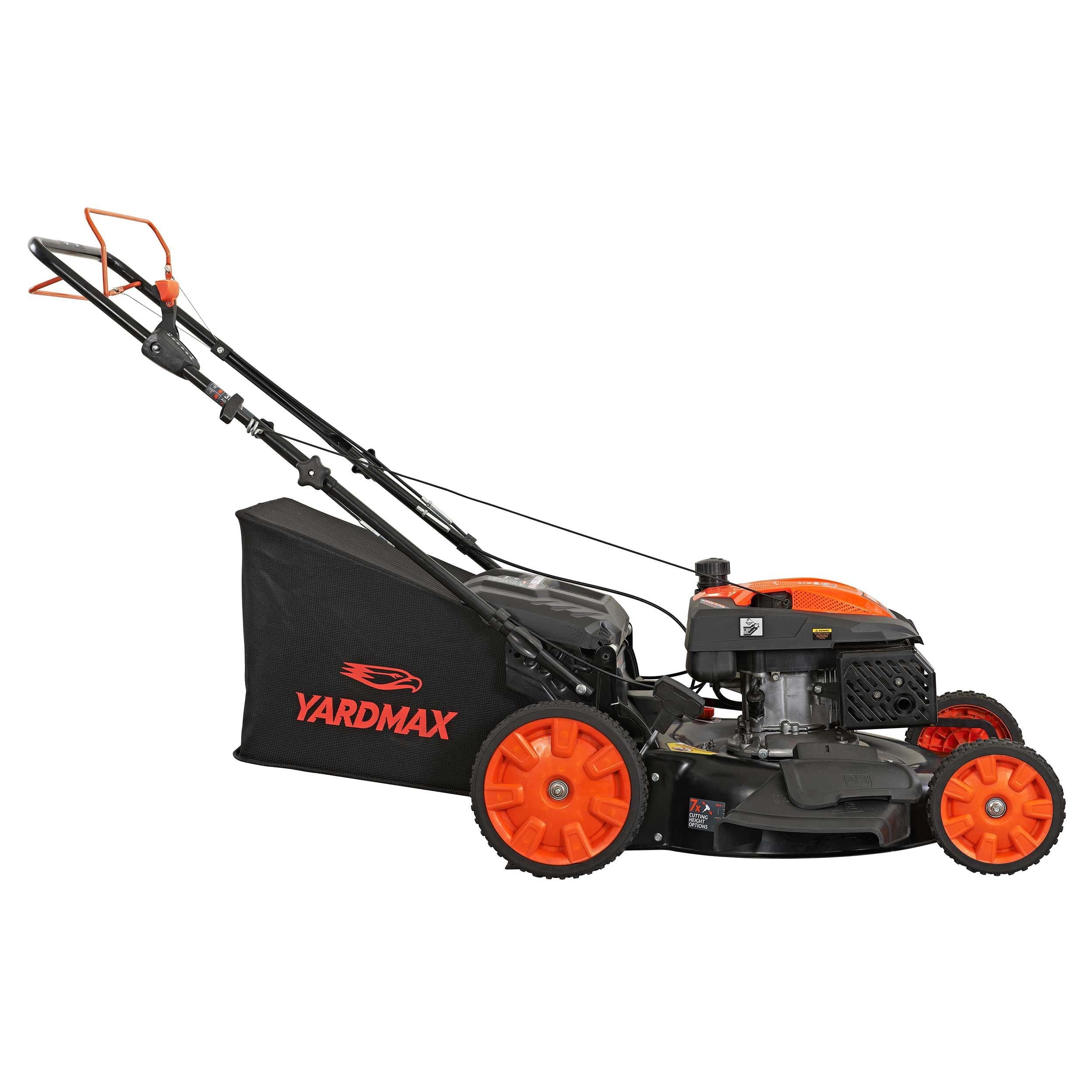 22 in. 201cc 6 Speed CVT RWD 3-in-1 Gas Self Propelled Lawn Mower V406719