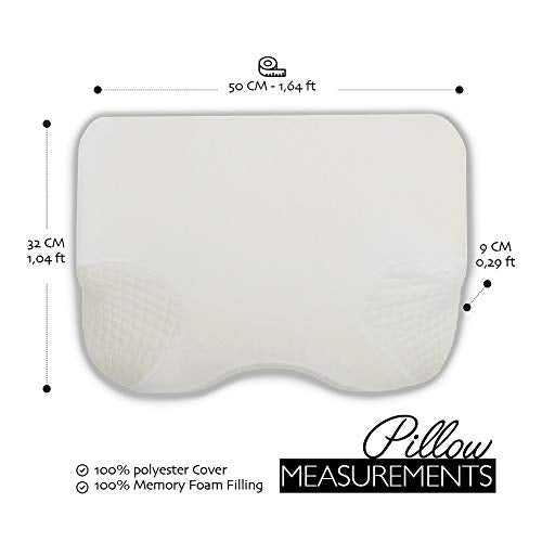 Ergonomic Memory Foam CPAP Pillow U535