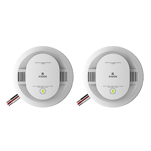 Hardwired Smoke & Carbon Monoxide Detector with 6 Hardwired Smoke Detectors N1941
