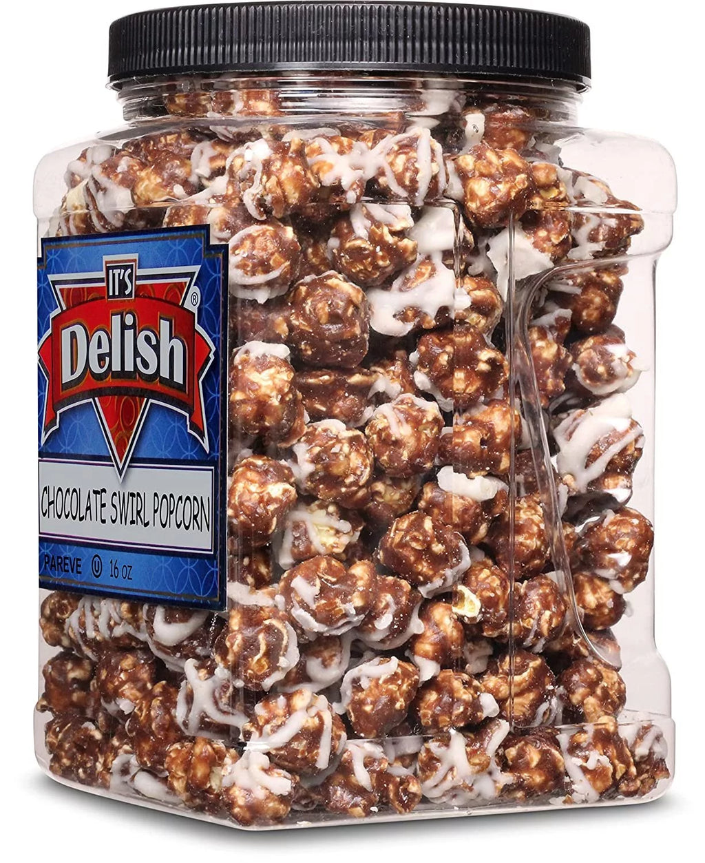 16 Oz Chocolate Swirl Popcorn W254