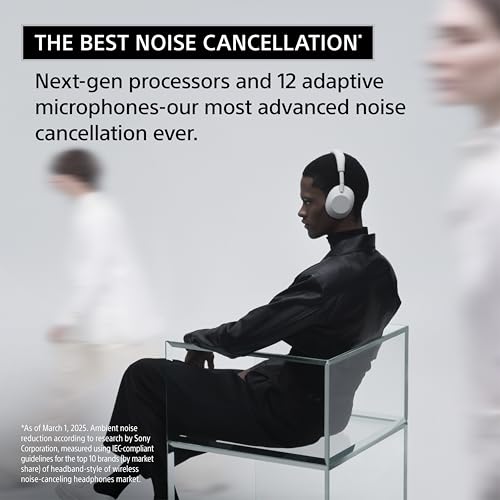 Black Wireless Noise Canceling Headphones with 30-Hour Battery C4485