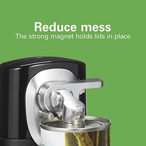 Black 2-in-1 Electric Automatic Can Opener O2674