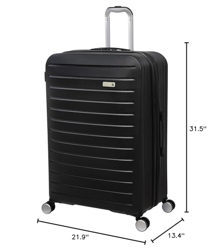 32" Hardside Checked Expandable Spinner, Smoke Blue J6710