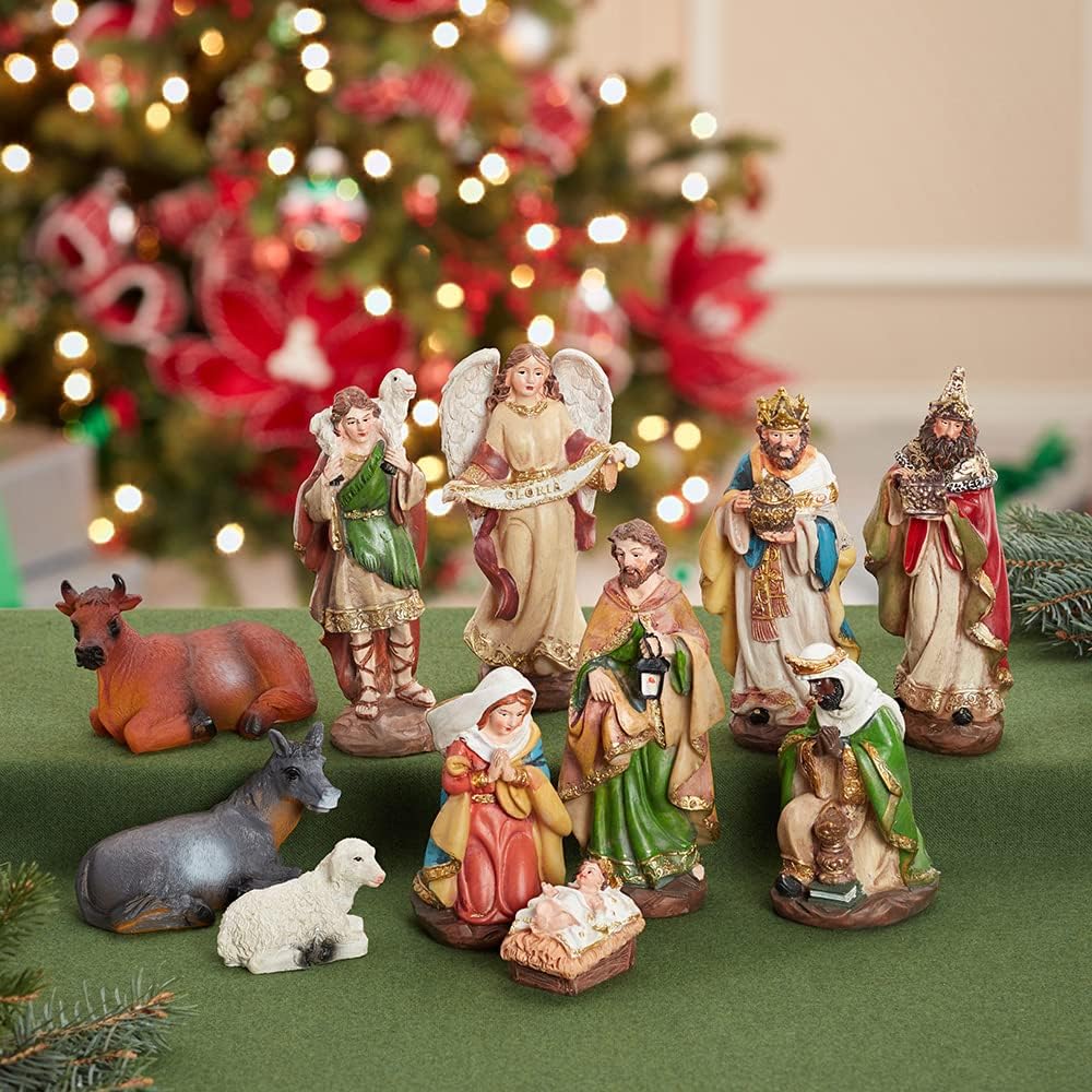6" Nativity Set with 11 Figures M705147