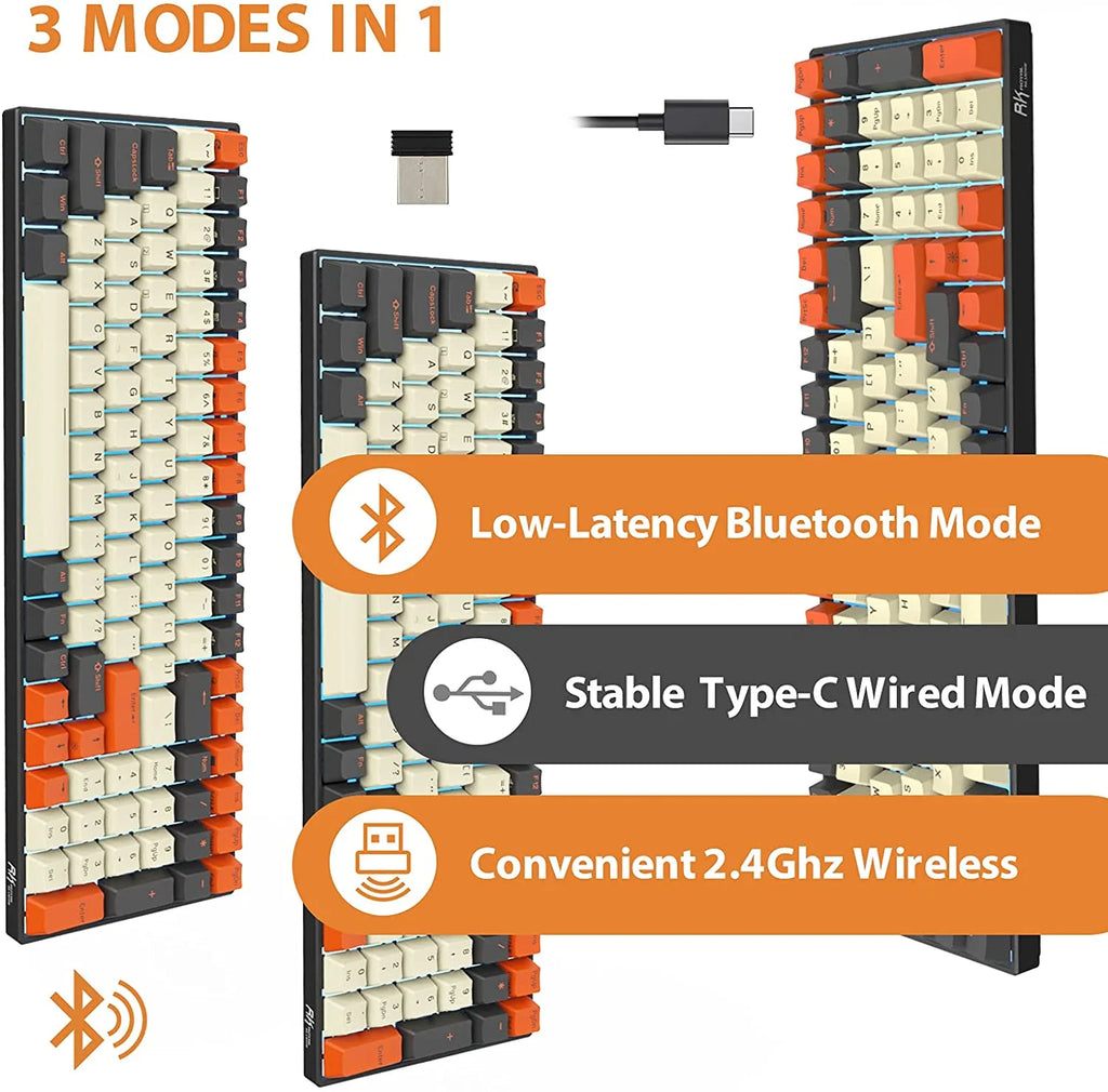 100-key Wireless Mechanical Keyboard V7130