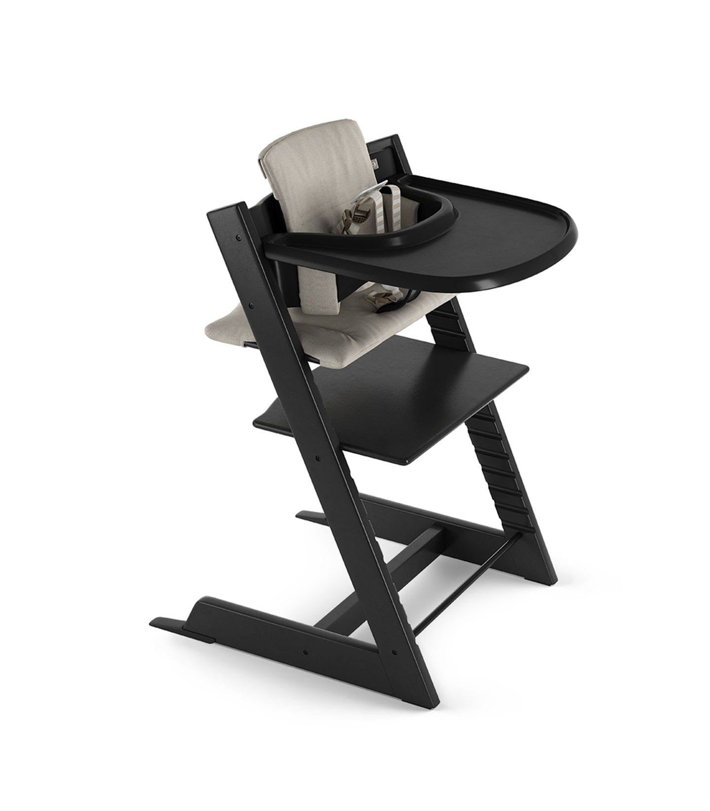 Natural / Icon Grey High Chair B315