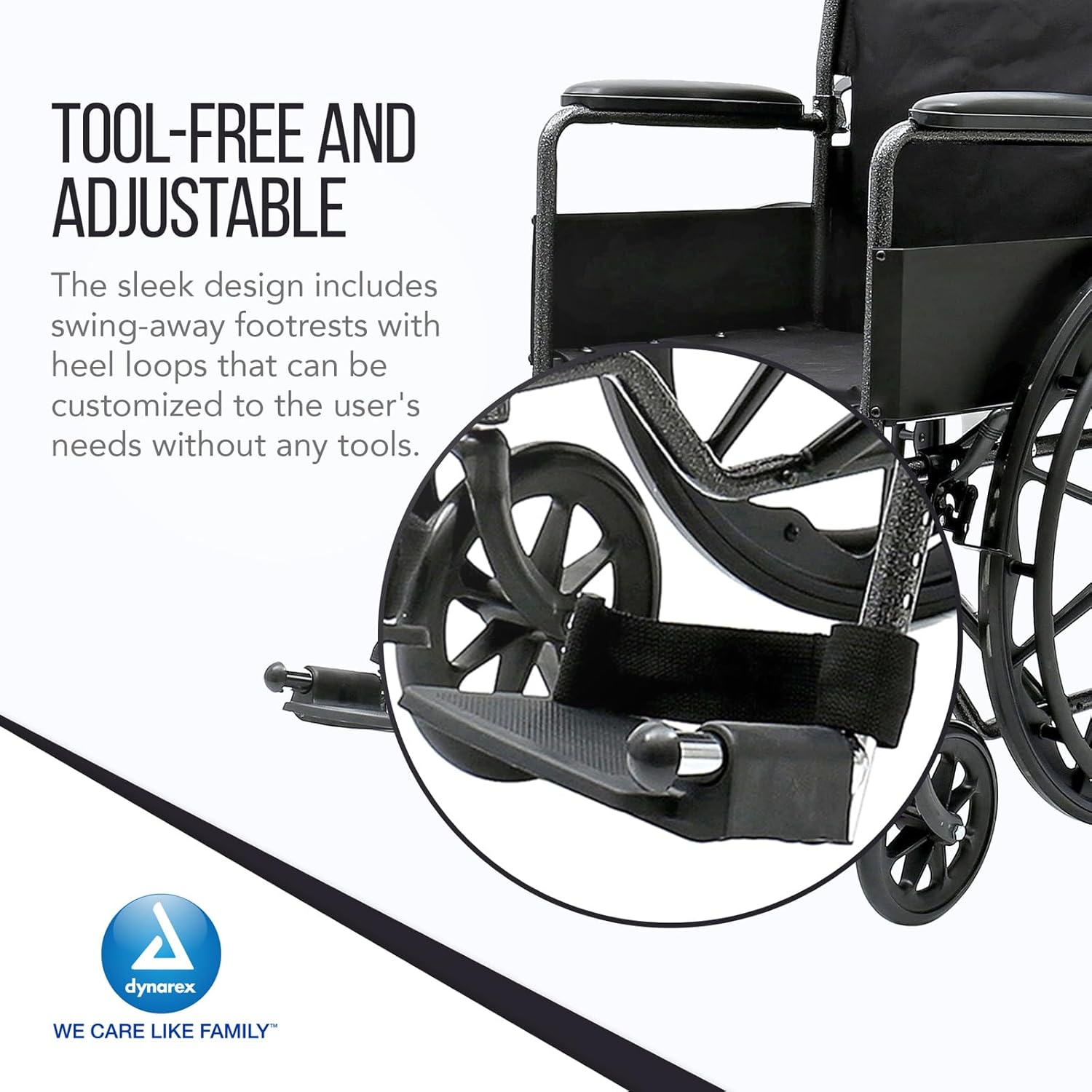 Silver Lightweight Foldable Wheelchair with Fixed Full Arms, 300 Pounds Weight Capacity Z50670