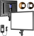 Ultra-Thin LED Soft Light Panel with LCD Display, Dimmable Bi-Color 3200-5600K CRI95+ On Camera Video Light P71939