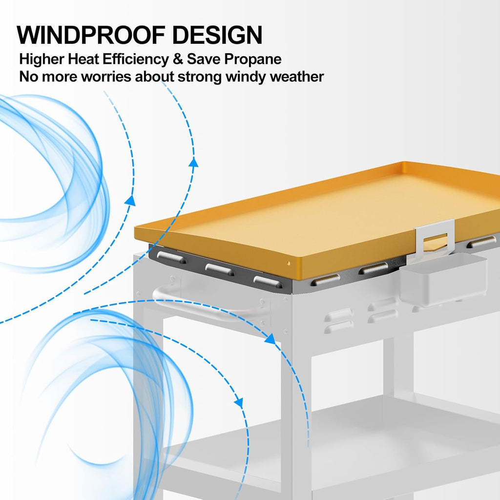 Magnetic Stainless Steel Wind Screen for Griddle O46835