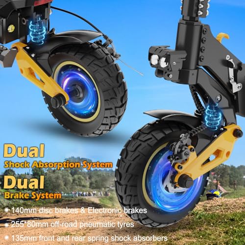 Electric Scooter with Seat 10" Off Road Pneumatic Tires I459434