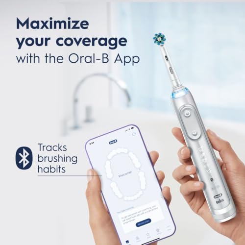 Midnight Black Rechargeable Electric Toothbrush with 1 Replacement Brush Head, Travel Case A3585