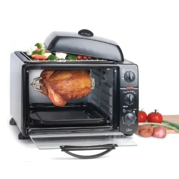 6 Slice Toaster Oven Broiler with Rotisserie Grill and Griddle O572