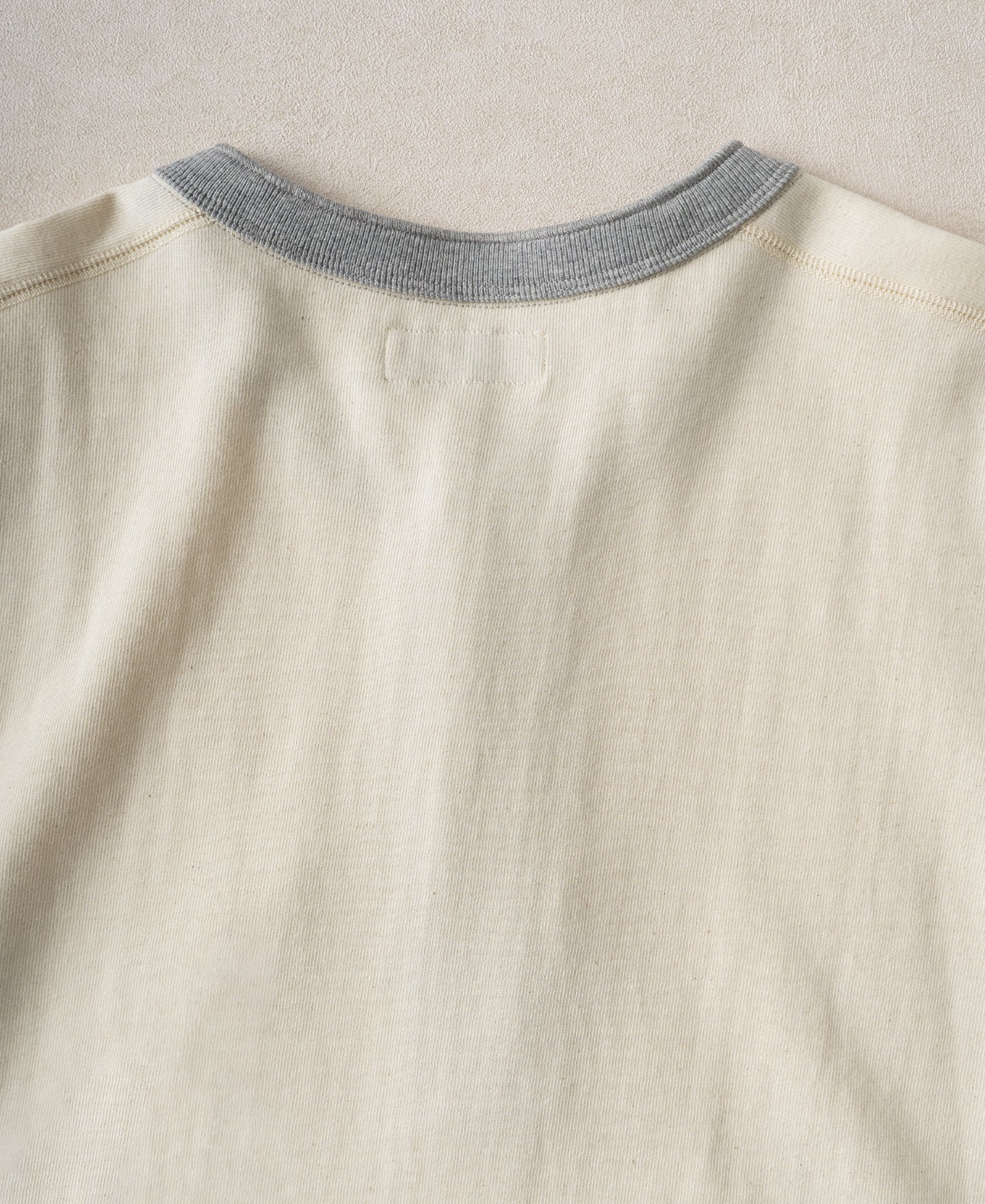 Heavyweight Cotton Tubular Short-Sleeve Henley Shirt