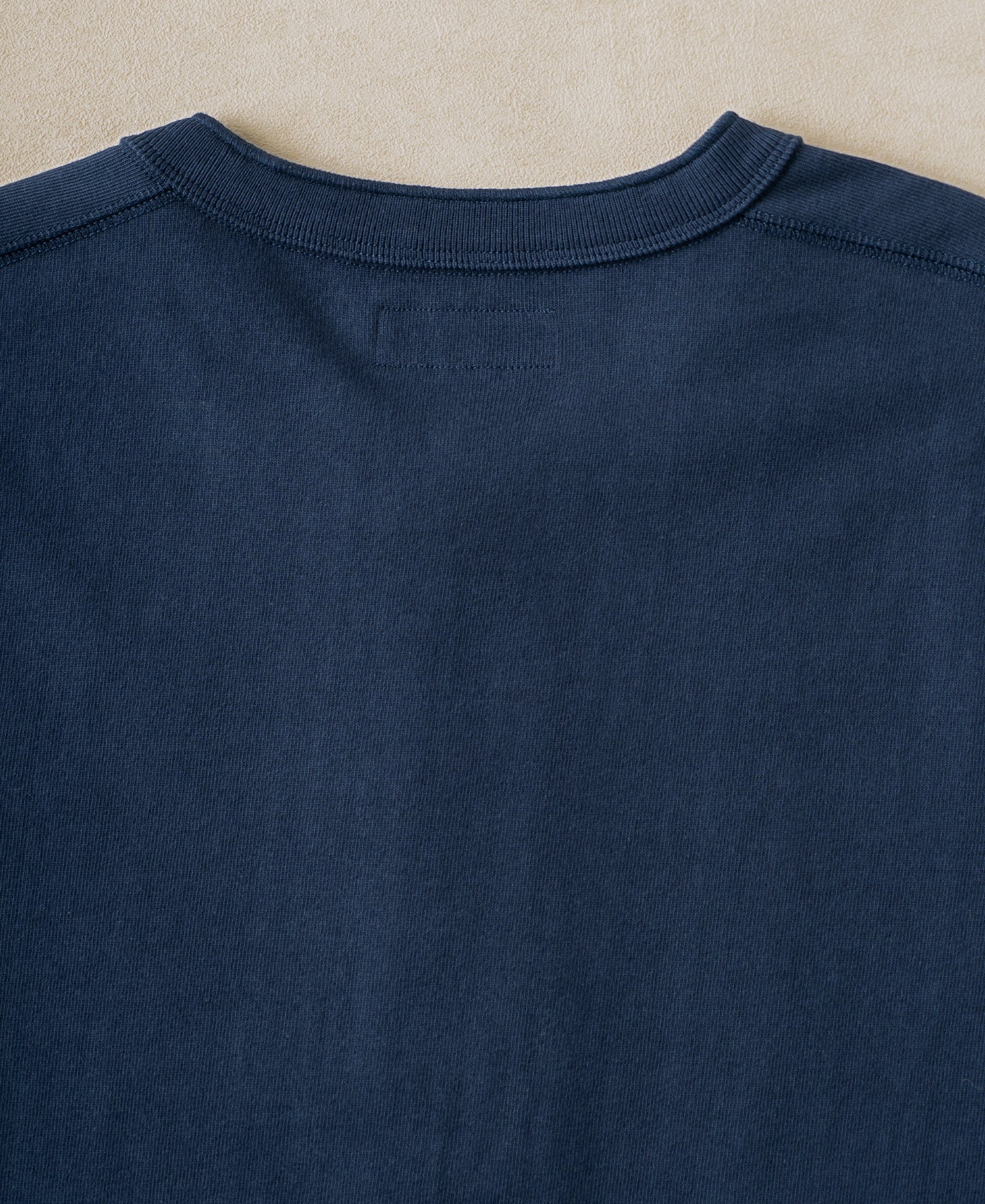 Heavyweight Cotton Tubular Short-Sleeve Henley Shirt