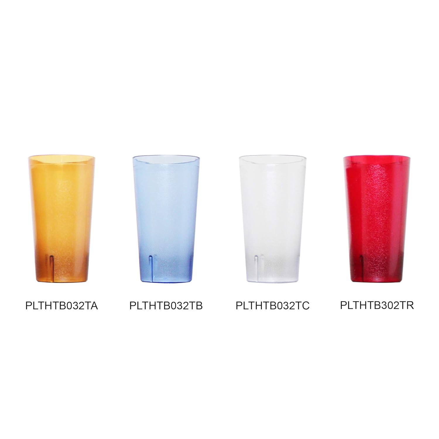 32 oz Stackable Plastic Cup Set of 4 Blue P4529
