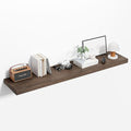 48 Inch Solid Wood Floating Shelves with Invisible Brackets F25508