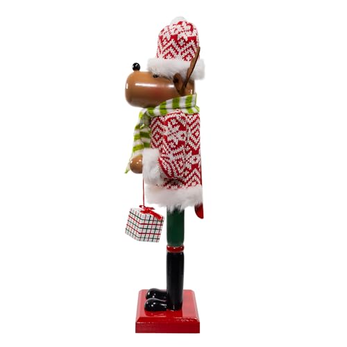 15-inch Wooden Reindeer Nutcracker M247722