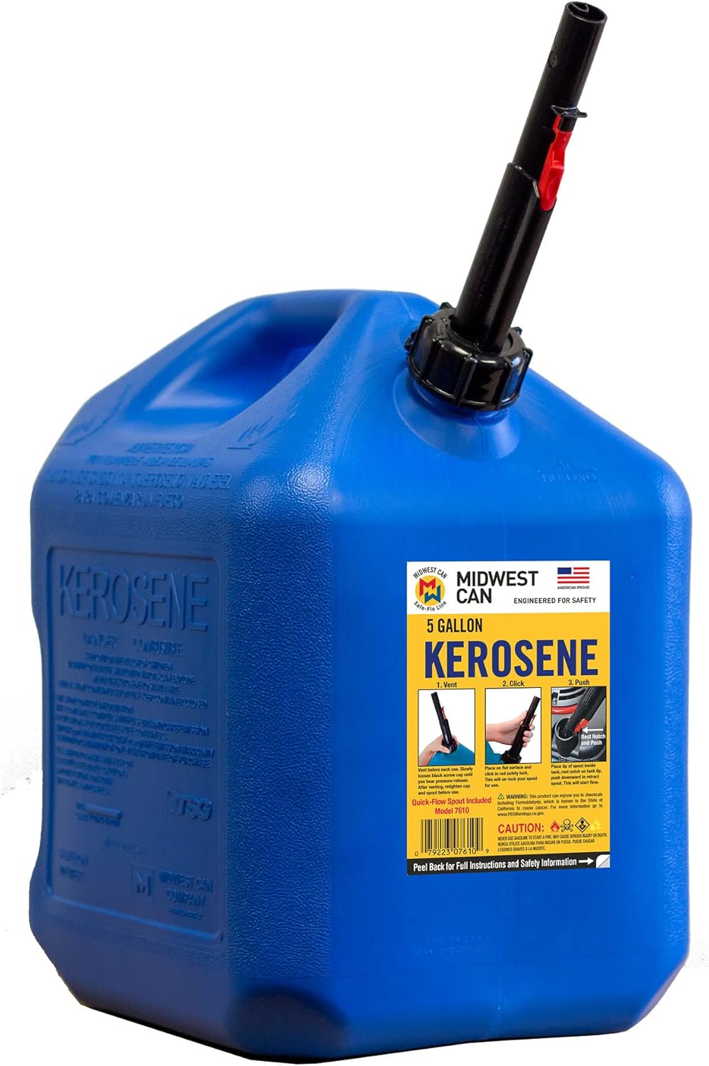 5-Gallon Blue Kerosene Gas Can Container (2 Pack) X365141